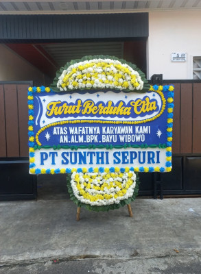 Papan Bunga Duka di Glugur Darat I