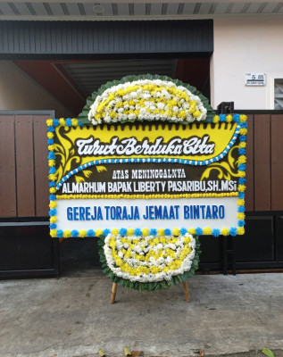 Papan Bunga Duka di Glugur Darat I